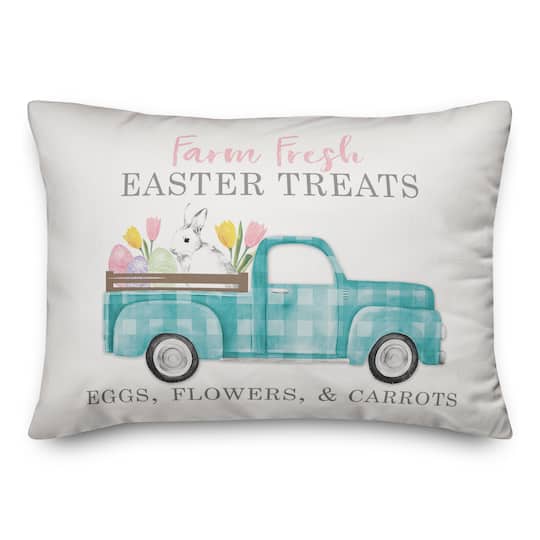 Michaels, Farm Fresh Easter Treats Throw Pillow – Category: Pillows, Throws, Table Linens, & Runners